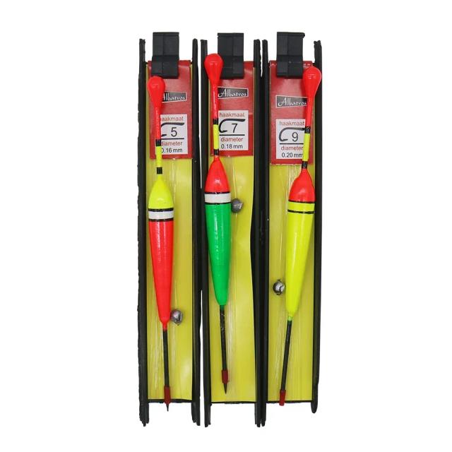 Conjunto de Flutuadores de Pesca 3 Peças Flutuador de Carpa Bobber Mix Tamanho Cor