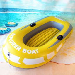 PVC Inflável Caiaque Canoa Engrossado Rafting Barco, Barco a remo, Barco de pesca, Barco de borracha, 1-2 Pessoa, Verão, Novo, 2022 - Image 4