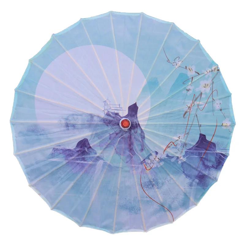 Guarda-chuva De Papel De Óleo De Seda Impresso, Decoração De Teto, Guarda-chuva Artesanato, Adereços De Dança, Performance De Palco, Ferramentas De Fotografia - Image 1
