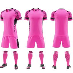 Kit Camisa de Futebol para Homens e Crianças, Uniformes de Treino de Futebol, Adultos e Crianças, Ternos Meninos, Novo - Image 3