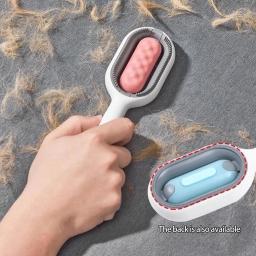 Cabelo longo removedor escova para gato e cão, silicone pet grooming pente, limpeza e tanque de água, pet produto acessórios, novo - Image 6