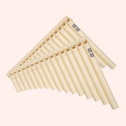 Instrumento de Sopro para Estudantes, Iniciantes Instrumento Musical, Flauta C Tubos Chave, Tubos de Panela com Bocal, 16 Tubos, 18 Tubos - Image 1