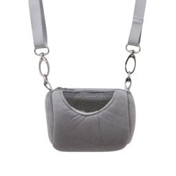 Portadores respiráveis para pequenos animais, Gaiola para coelho, Hamster, Chinchilla, Travel Warm Bags, Carry Pouch Bag, Pet Carrier Bag - Image 5
