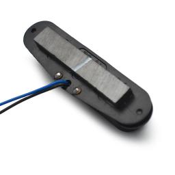 Captador de guitarra elétrica Single Coil para guitarra ST, ímã Cerêmico, pescoço, meio, ponte, preto Acessórios - Image 3