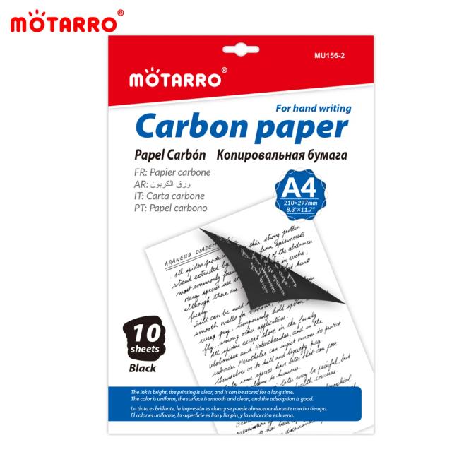 Papel Carbono Reutilizável A4 para Cópia e Desenho - 10 Folhas de Alta Qualidade para Artesanato e Pintura