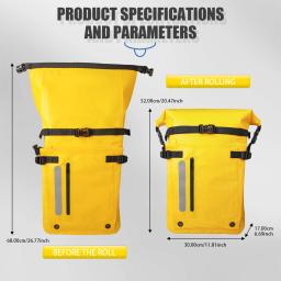 Grande capacidade impermeável equipamento do mergulho, saco do armazenamento para nadar rafting, acessórios - Image 2