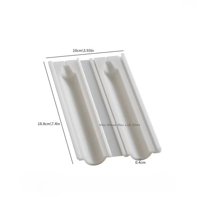 Molde de Silicone Geométrico Empilhável para Velas Perfumadas e de Aromaterapia