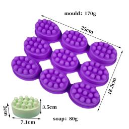 Molde de Silicone para Óleo Essencial e Aromaterapia, Sabonete 3D Oval Shape, Massagem Terapêutica Artesanal, Bar Making Tools, Artesanato de Resina, Molde, DIY - Image 6