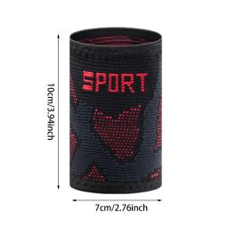 Banda de apoio do pulso de malha para homens e mulheres, elástica e respirável, esportes, exercício, treino, ginásio, luz, 2pcs - Image 2