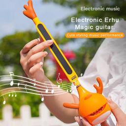 Otamatone japonês instrumento musical eletrônico para crianças, tomatone sintetizador, girino elétrico, kawaii kid, piano kalimba, 1pc - Image 3