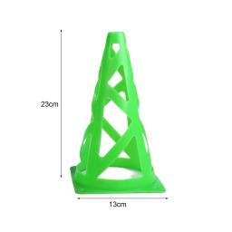 Cone de treinamento de futebol à prova de vento anti-rachamento oco 23cm esportes marcador cones balde marcador equipamento de futebol - Image 6