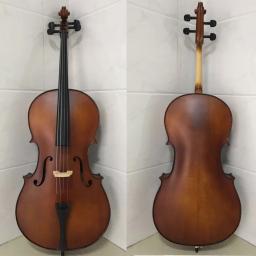 Madeira maciça Top Maple volta guitarra iniciante, profissional instrumento de cordas iniciante, violoncelo 4/4, 3/4, 1/2, 1/8 - Image 1