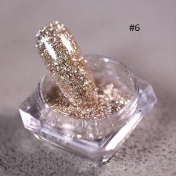 Lantejoulas com glitter holográfico dourado e prateado, hexágono brilhante, tamanhos mistos, flocos de unhas, kit de manicure brilhante, 8 frascos, 7 frascos, 6 frascos, 5 frascos, 4 frascos - Image 3