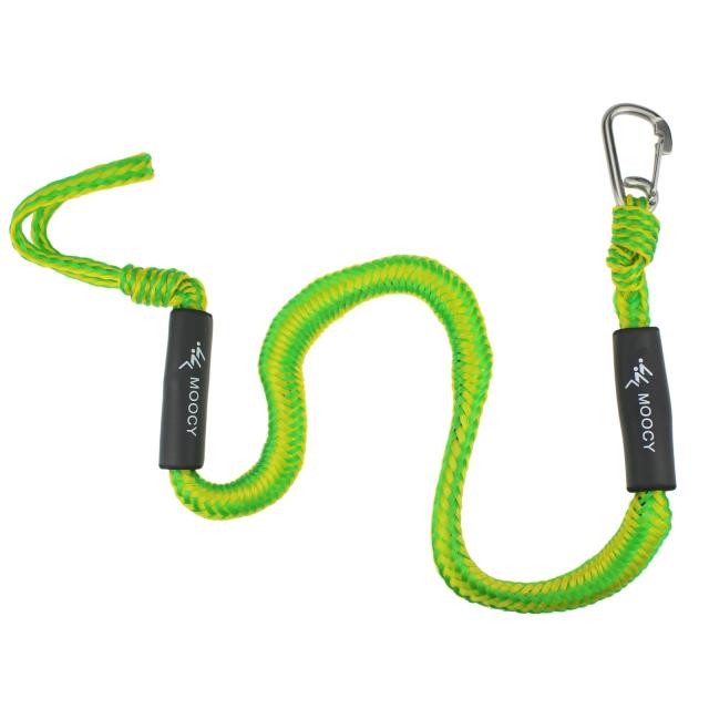 Corda de Ancoragem Moocy-Boat Bungee Dock Line com Gancho para Barcos, Jet Ski e Caiaques