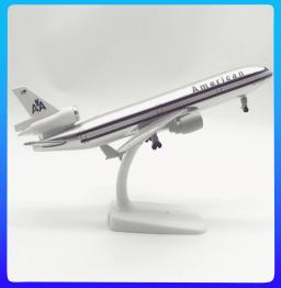 Simulação Múltipla de Modelo de Aeronave, Avião De Liga De Metal, Decoração De Escala De Avião, Presentes De Ornamentos Para Crianças, MD-11, 20cm - Image 5