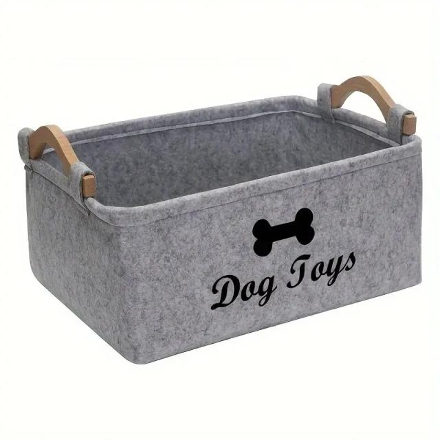Cesta Organizador Leve para Brinquedos e Acessórios de Cães