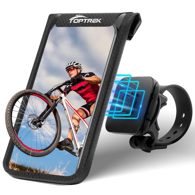 Suporte Magnético para Telefone Impermeável para Bicicletas MTB com Rotação 360° e Liberação Rápida