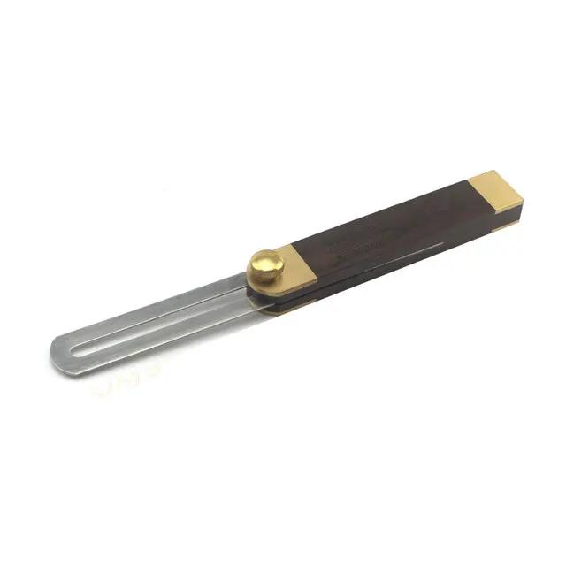 Réguas De Ângulo De Madeira Ajustável, Tri-quadrado Deslizantes Gauges, T-Bevel com Ebony Handle De Madeira Ferramenta de Medição De Nível, Medidor Transferidor - Image 1