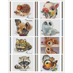 Kit Ponto Cruz Chinês, Bordado Bordado, Pacotes Artesanais, Fio De Tecido De Algodão, Novos Designs, 7827 - Image 1