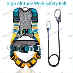 Full Body High Altitude Work Safety Harness, Cinto De Segurança De Cinco Pontos, Escalada Ao Ar Livre, Equipamento De Proteção De Construção - Image 1