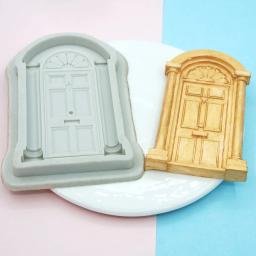 Retro porta molde de silicone quadro borda fondant bolo decoração biscoito cozimento doces natal chocolate gumpaste moldes - Image 3