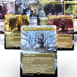 Cartões BLB BLC MH3 OTP HOLO7-I02 Tcg proxys Magical Three Tree City Ygra, Eater of All Maha, as Sua Penas Noite Reunir - Image 3