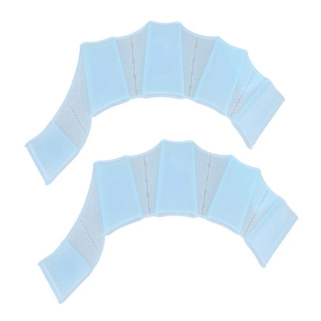 Luvas de Natação com Nadadeiras para Mergulho, Equipamento de Treinamento Webbed com Excelente Elasticidade para Nadadores