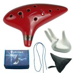 Instrumento de sopro com pontuação e cordão, Alto C, 12 buracos, Holiday Gift - Image 1
