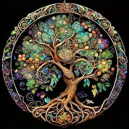 Tree of Life Kit de Pintura Diamante, Kit de Arte Diamante 5D, Arte e Artesanato com Diamantes e Pedras Preciosas, Decoração de Parede - Image 1