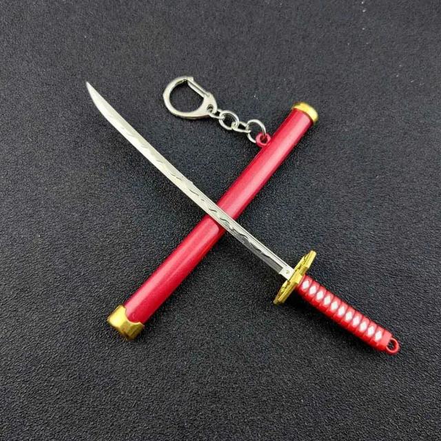 Roronoa Zoro Chaveiro Espada Samurai Anime Plástico