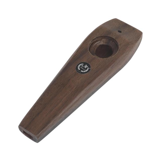 Kazoo de Madeira Leve em Jacarandá - O Instrumento Perfeito para Iniciantes e Amantes da Música Sopro com Design Simples e Portátil