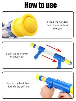 Bolas de reenchimento redondas para pistola de brinquedo de ar Bolas de espuma macia Blasters Bala de substituição Cor misturada Pacote de presente - Image 6