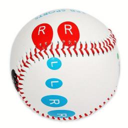 Softball De Beisebol Branco Para Crianças, Treinamento De Hardball, Bolas Artesanais, Produtos De Fitness, Jogo De Equipe De Prática, Segurança, 7.2 ", 9" - Image 4