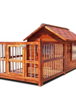 Casa de madeira maciça impermeável ao ar livre para animais de estimação, Villa moderna para cães, Big Dog House, Cate U - Image 2