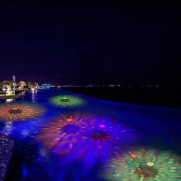 RGB Submersível Flutuante Subaquática LED Light, Disco Light, Glow Show, Piscina, Banheira de Hidromassagem, Spa Lamp, Banheira de Luz - Image 5