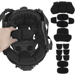 Macio Respirável Capacete Interior Estofamento Kit, Almofada Protetora, Almofadas De Espuma De Memória, M-Lock, Corte Alto Rápido, Acessórios Táticos - Image 1