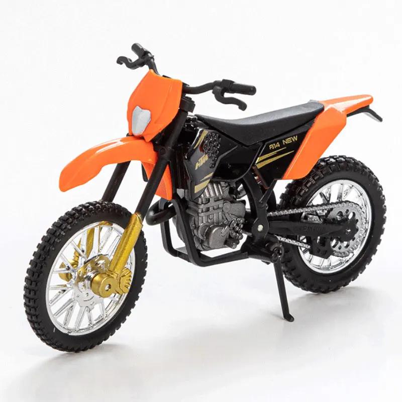 Modelo de fundição sob pressão, modelo de motocicleta de liga com base, modelo de scooter de brinquedo infantil, presente de aniversário para meninos - Image 1