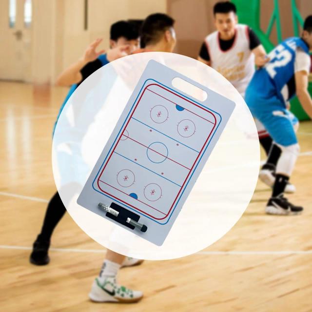 Placas Regraváveis de Treinamento Tático para Hóquei no Gelo e Futebol, Equipamento Profissional para Árbitros e Treinadores