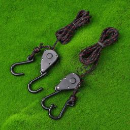 Polia De Fixador De Corda Ajustável, tensor De Cabides, Fixo Fivela Luzes, Levantamento Toldo, Corda De Vento, Ferramenta De Acampamento, 1 Conjunto - Image 3