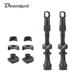 Válvula de pneu sem câmara de ar para bicicleta, válvulas presta de aro de carbono 40 50 65 80mm f/v, núcleo de latão removível com tampa para válvula de ar de bicicleta mtb - Image 1