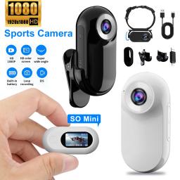Câmera portátil Thumbcam Mini Sports, Corpo, Peito Fixo, Gravador de Motocicleta, Pet Video Recorder, HD, DV Vida, 1080P - Image 1