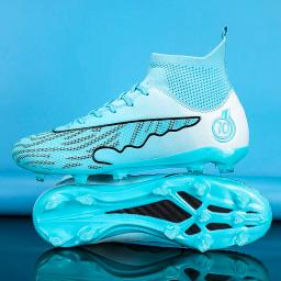 Sapatos de futebol unissex com chuteiras para homens, ultraleves, antiderrapantes, profissionais, respiráveis, botas de futebol, futsal, esportes, novo, transporte da gota - Image 1
