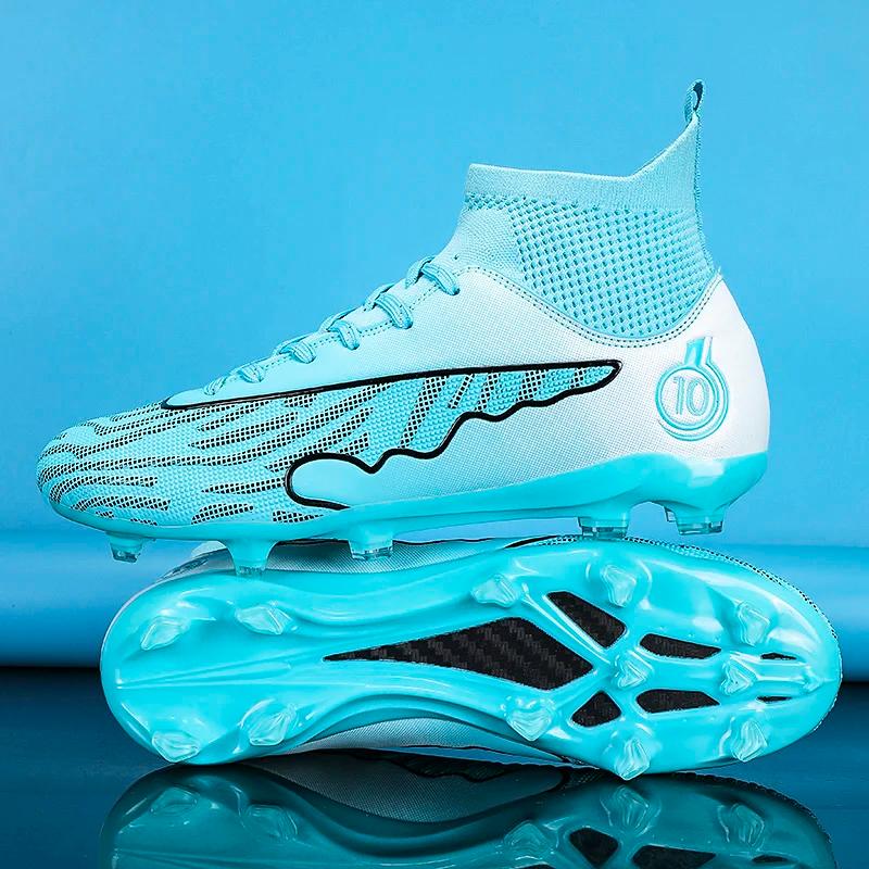 Sapatos de futebol unissex com chuteiras para homens, ultraleves, antiderrapantes, profissionais, respiráveis, botas de futebol, futsal, esportes, novo, transporte da gota - Image 1