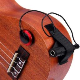 Clip Acordeão Violino clássico captador, Ukulele bandolim, microfone para amplificador, som da coluna, quadrado, 6.35mm, 3 peças - Image 5