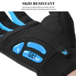 Oeste ciclismo-luvas de ciclismo gel respirável, antiderrapante, dedo inteiro, silicone, para tela sensível ao toque, para esportes, mtb, enduro, verão - Image 2