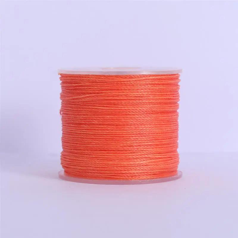 Rolo de fio de couro encerado, diy, artesanato, diy, diy, artesanato, fio de cera, redondo, 20m/rolo, 0,6mm - Image 1