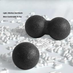 1pc yoga sólido amendoim massagem bola para massagem corporal relaxamento muscular equipamentos de fitness alívio da dor pescoço apoio - Image 5