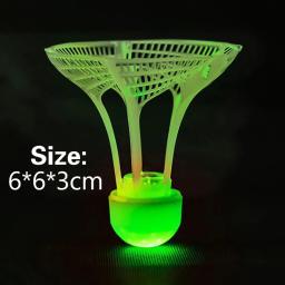Glow-In-The-Dark Windproof Badminton Peteca Bola, Resistência ao vento, Acessórios de Treinamento, Noite, Outdoor Suprimentos Esporte, 1Pc - Image 6