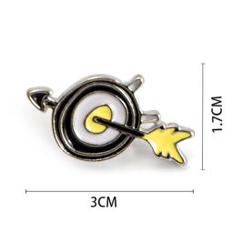 Arcos e Setas Tiro Emblema, Seta Alvo, Liga Tiro com Arco, Emblemas Broche, Esportes ao ar livre, Archer Presente - Image 3