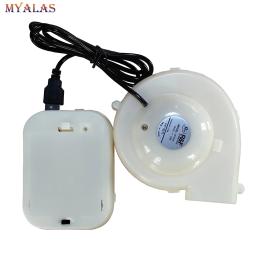 Bomba de ar e caixa de bateria para trajes infláveis, ventilador pequeno comum, porta usb, n ° 5, 4pcs n ° 5 - Image 4
